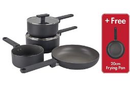 1x Scoville Ultra Lift 5 Piece Toughened Aluminium Cookware Set RRP £60. (Contents Appear As New).