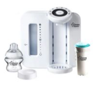 (15D) 3x Tommee Tippee Closer To Nature Perfect Prep Machine White. RRP £89.99 Each.