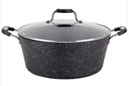 (14A) 4x Scoville Items. 1x Large Casserole Dish With Lid. 3x Mixed Frying Pans With Lids