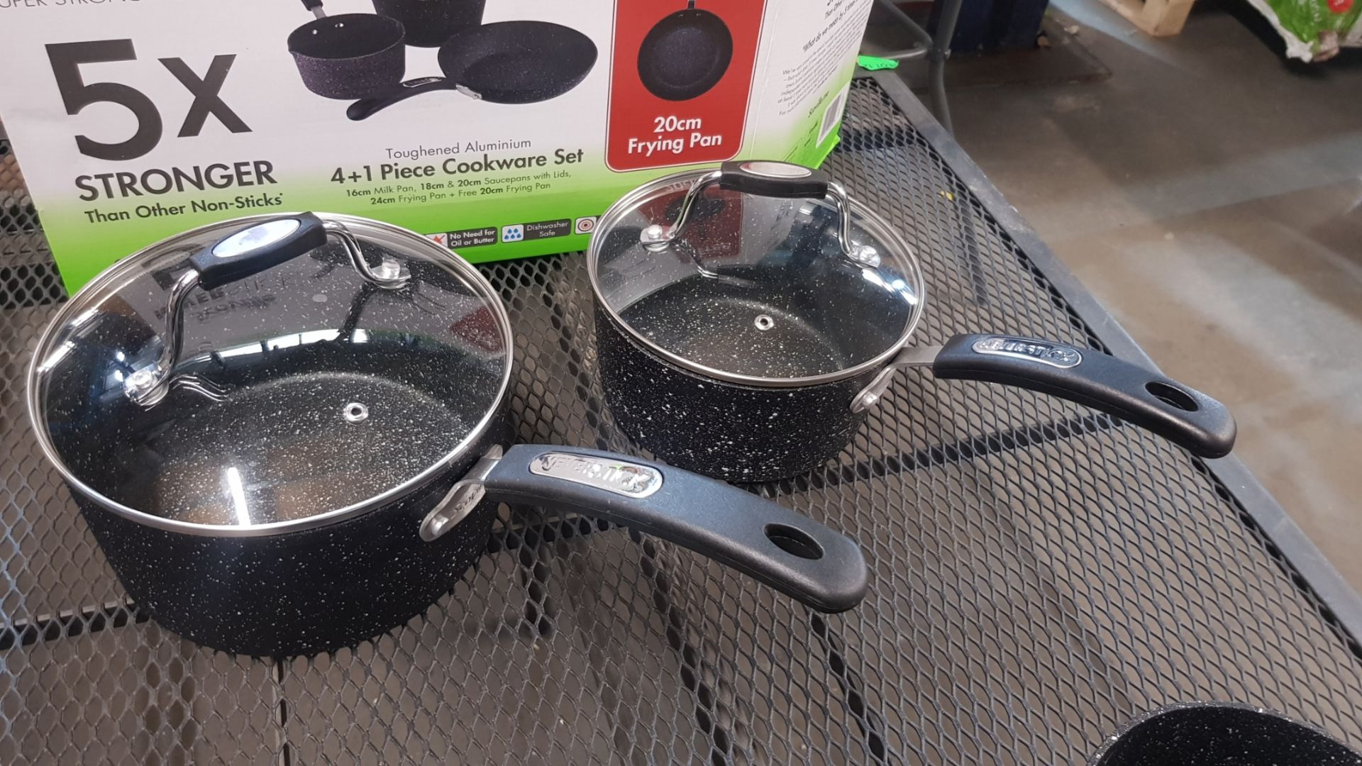 1x Scoville Neverstick 5 Piece Saucepan Set RRP £65. (Contents Appear As New). This Lot Comes With - Image 4 of 5