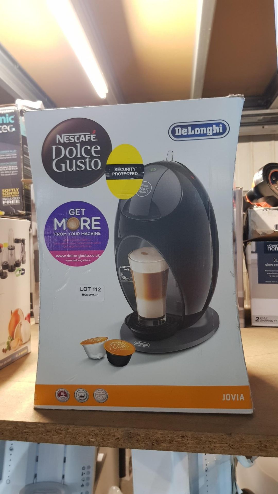 (15A) 1x DeLonghi Jovia Nescafe Dolce Gusto RRP £69.99. - Image 2 of 2