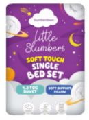 (16) 4x Slumberdown Fresh & Healthy 4.5 Tog Bed In A Bag Single Bedset RRP £25 Each. All Units Are