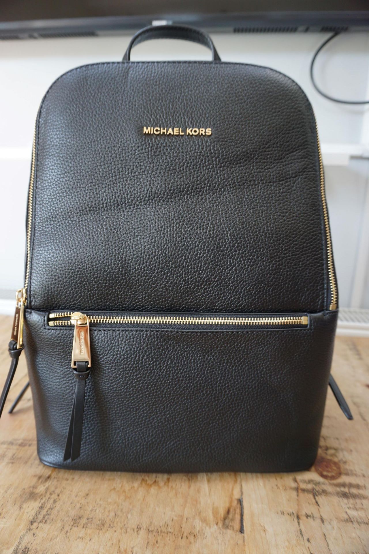Michael Kors Toby Medium Backpack Black