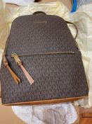 Michael Kors Toby Medium Backpack Brown/Acorn