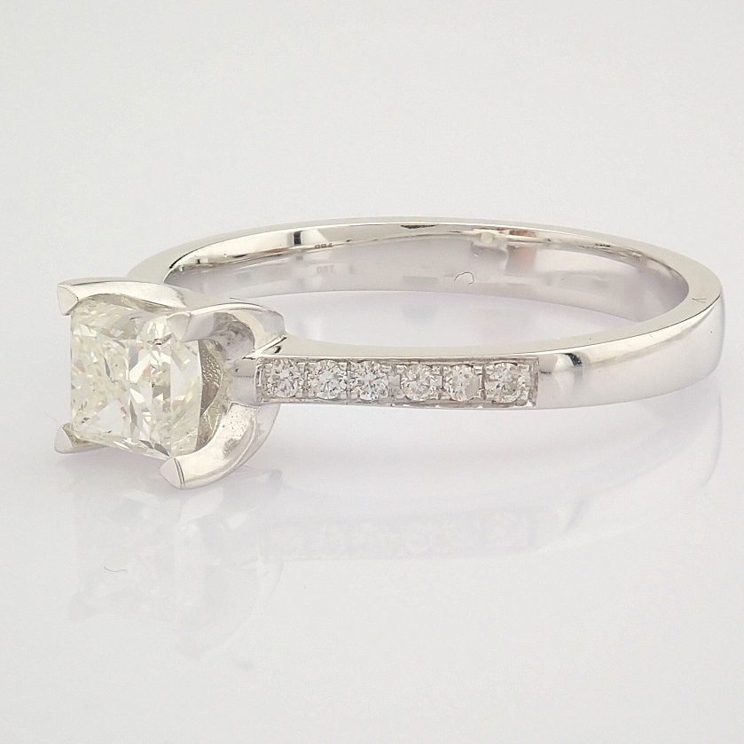 IDL Certificated 18K White Gold Diamond Ring (Total 0.77 ct Stone) - Image 7 of 10