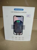 Full auto car wireless phone charger RRP £25 Grade U.