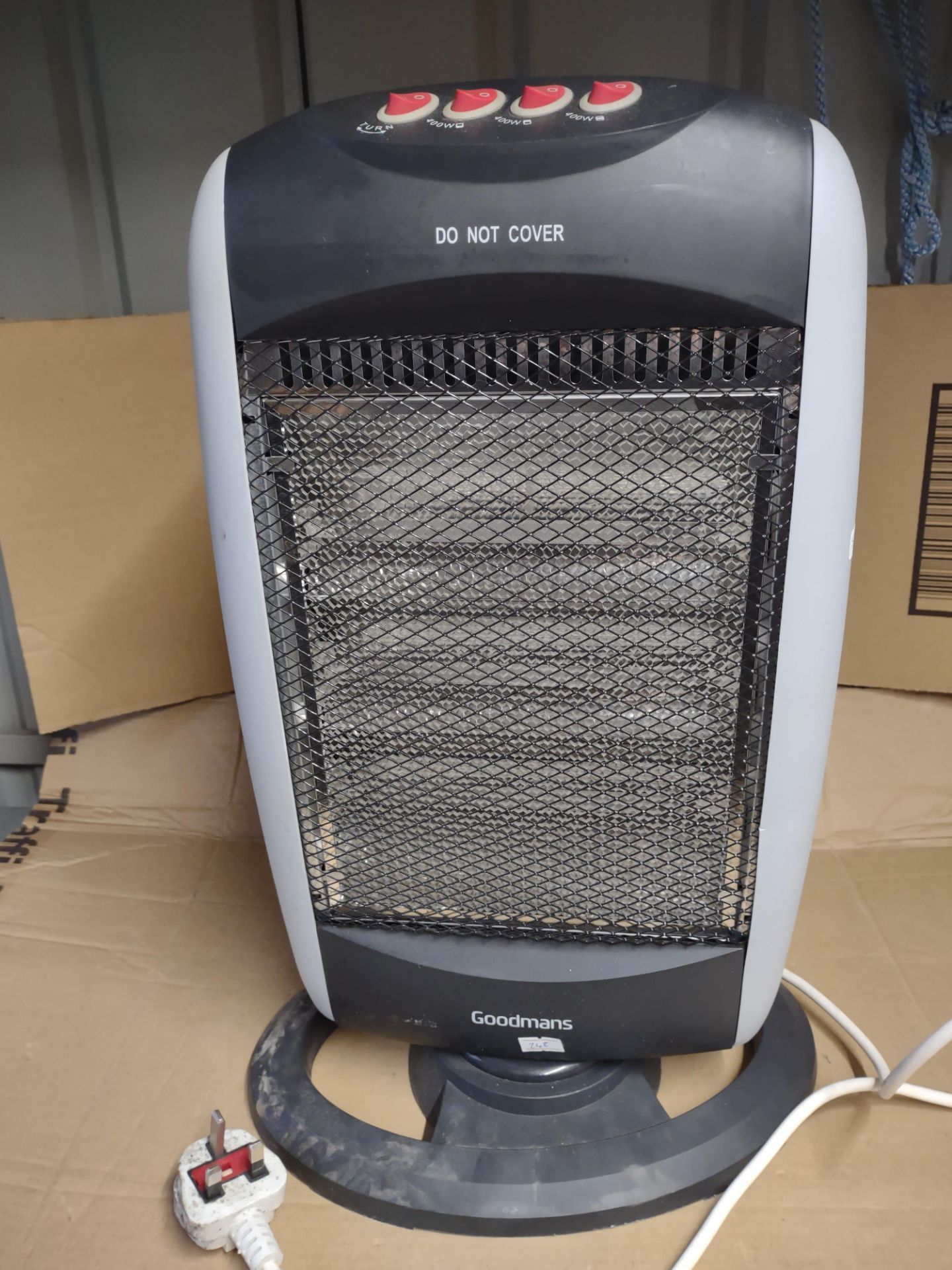 Daewoo Rotating electric heater RRP £25 Grade U.