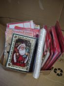Box of assorted Christmas Cards RRP £100 Grade A.