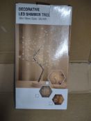 Decorative LED Shimmer Tree RRP £15 Grade B.