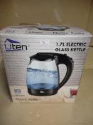 Uten 1.7L glass kettle RRP £25 Grade U.