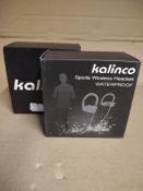 Kalinco Sports wireless earphones RRP £30 Grade U.