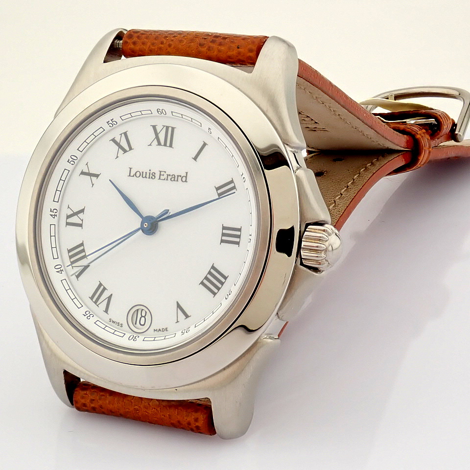 Louis Erard - Gentlmen's Steel Wrist Watch - Image 6 of 9