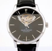 Claude Bernard / Open Heart / Automatic (New) Full Set - Gentlmen's Steel Wrist Watch