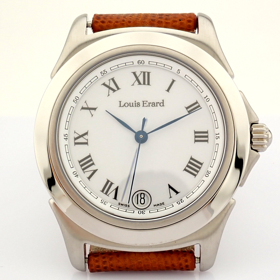 Louis Erard - Gentlmen's Steel Wrist Watch - Image 5 of 9