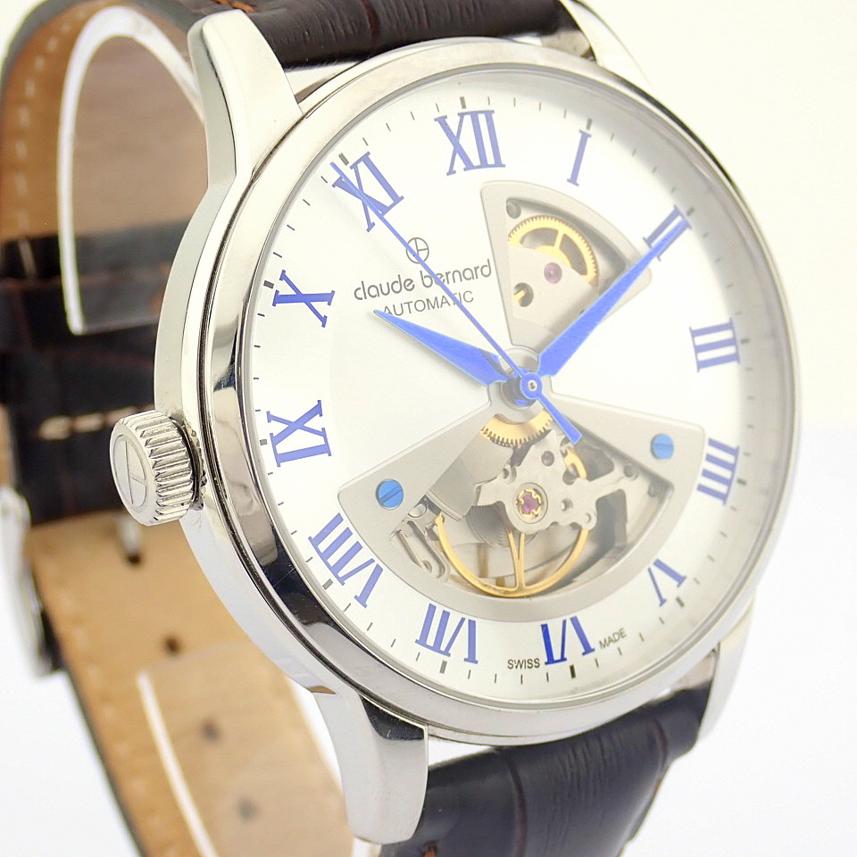Claude Bernard / Open Heart / Automatic (New) Full Set - Gentlmen's Steel Wrist Watch