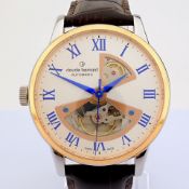 Claude Bernard / Open Heart Automatic (New) Full Set - Gentlmen's Gold/Steel Wrist Watch