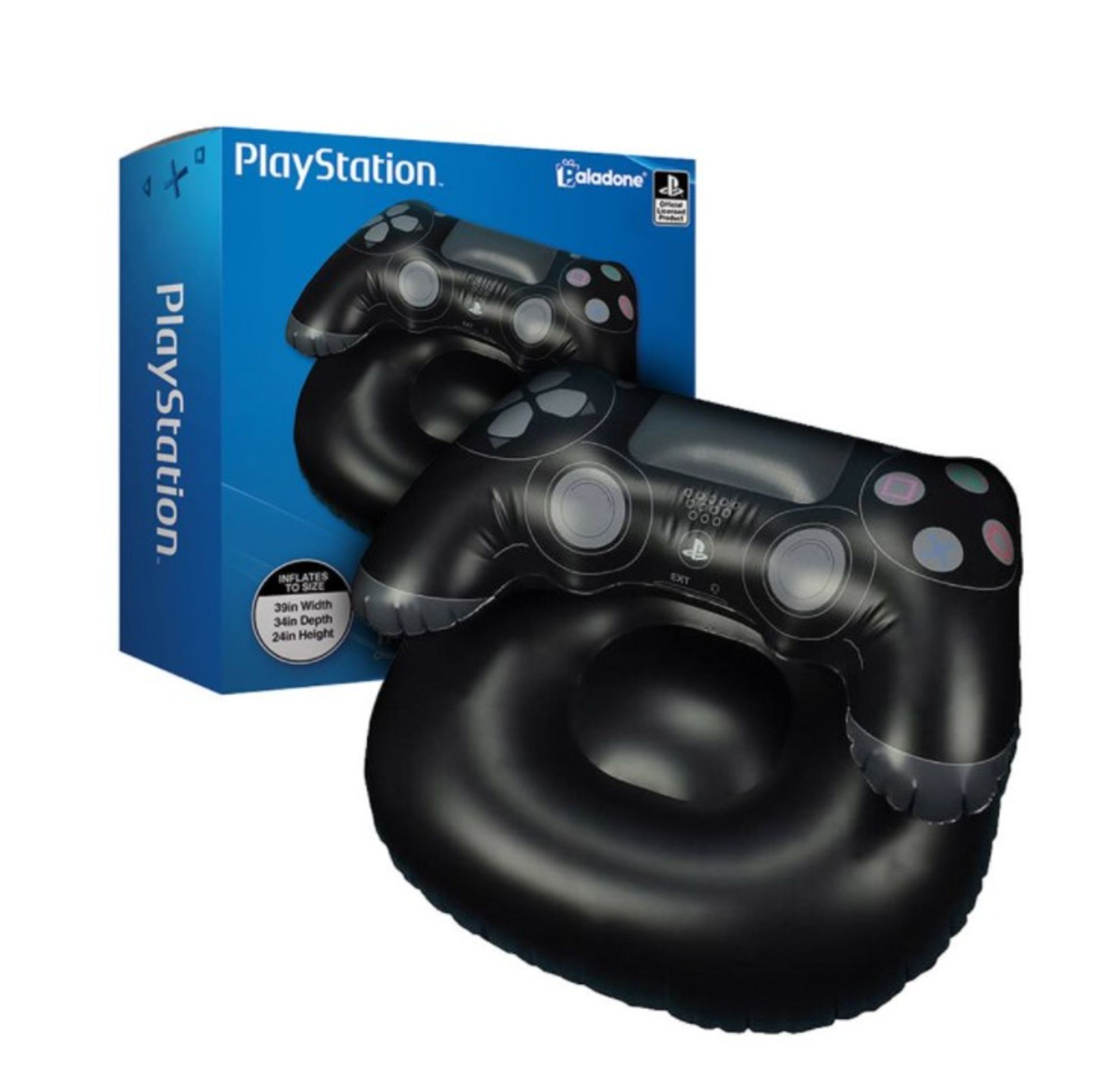 (P7) Approx 17x Paladone Playstation Inflatable Chair. (4x No Box) . (Units Have Return To Manufact