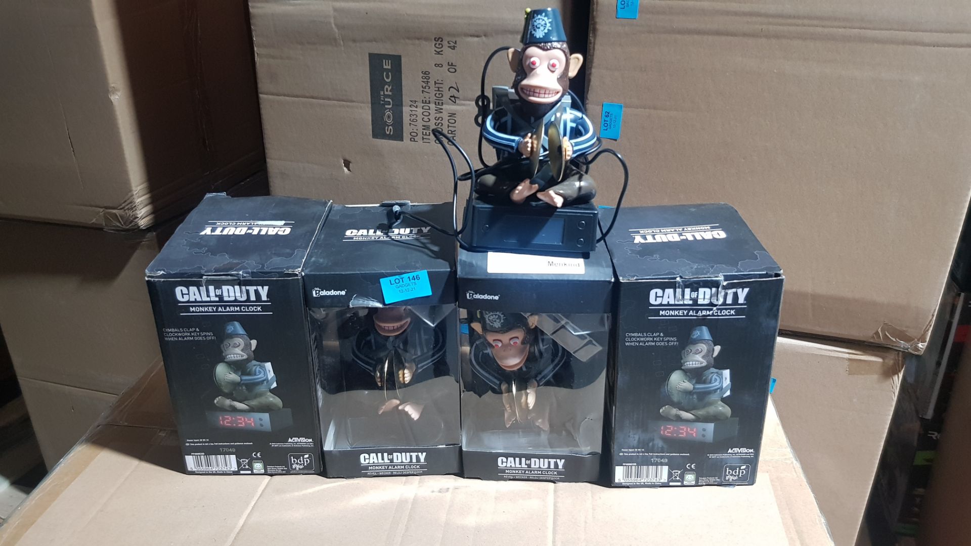 (P4) 5x Paladone Call Of Duty Monkey Alarm Clock RRP £30 Each. (Units Have Return To Manufacturer S - Image 3 of 3