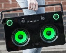 (P1) 1x Ion Spectraboom Stereo Wireless BoomBox With Lighting Speakers RRP £99. (Unit Has Return T