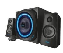 (P1) 1x Trust GXT 628 Tytan Console Illuminated Speaker RRP £130. (No Remote Or Box In Lot).
