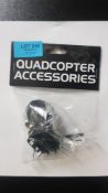 (14) Approx 100x Quadcopter Accessories Black Drone Camera (All New, Sealed).