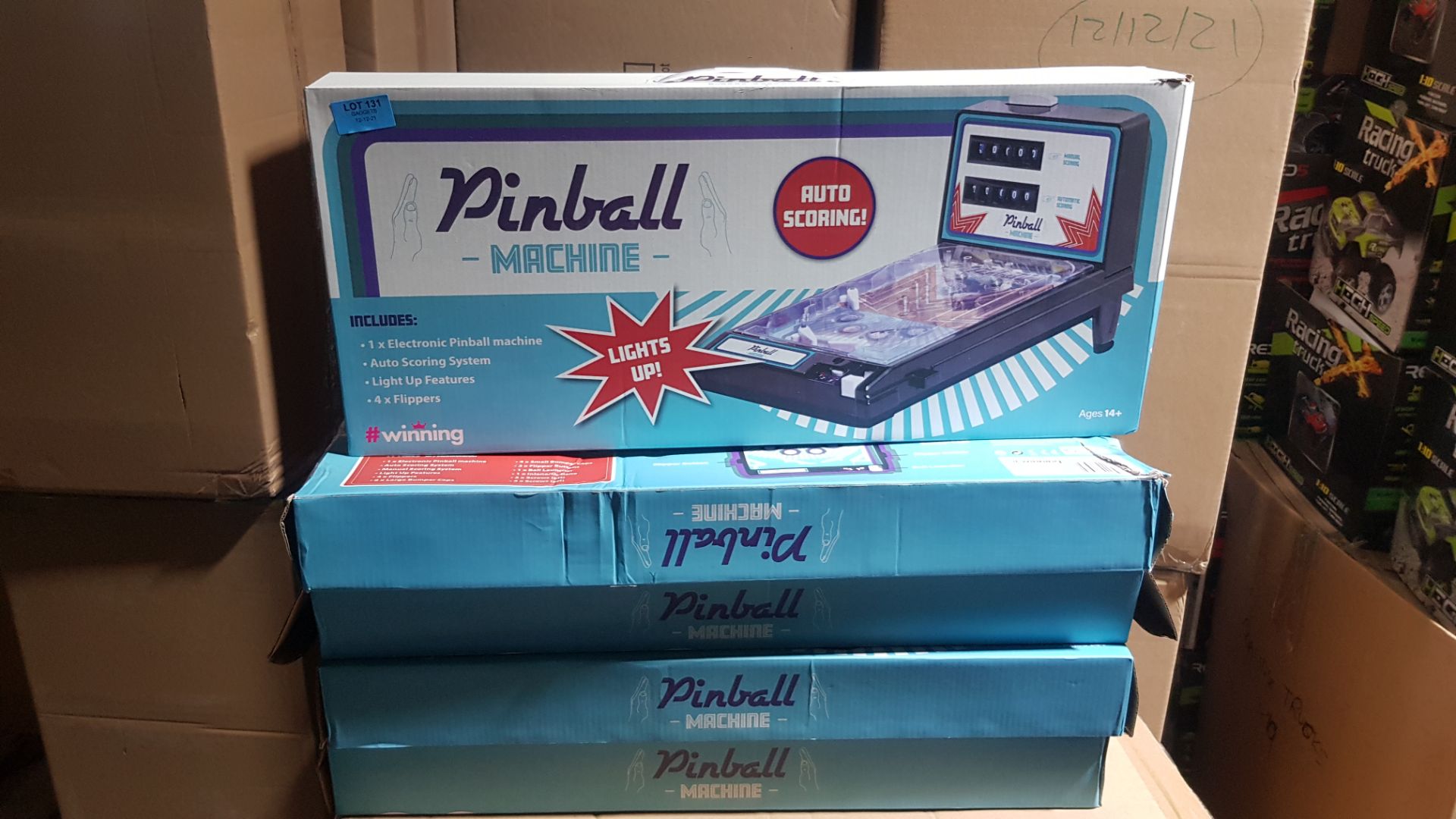 (P2) 5x #Winning Lights Up Pinball Machine RRP £25 Each. (Units Have Return To Manufacturer Sticke - Image 2 of 2