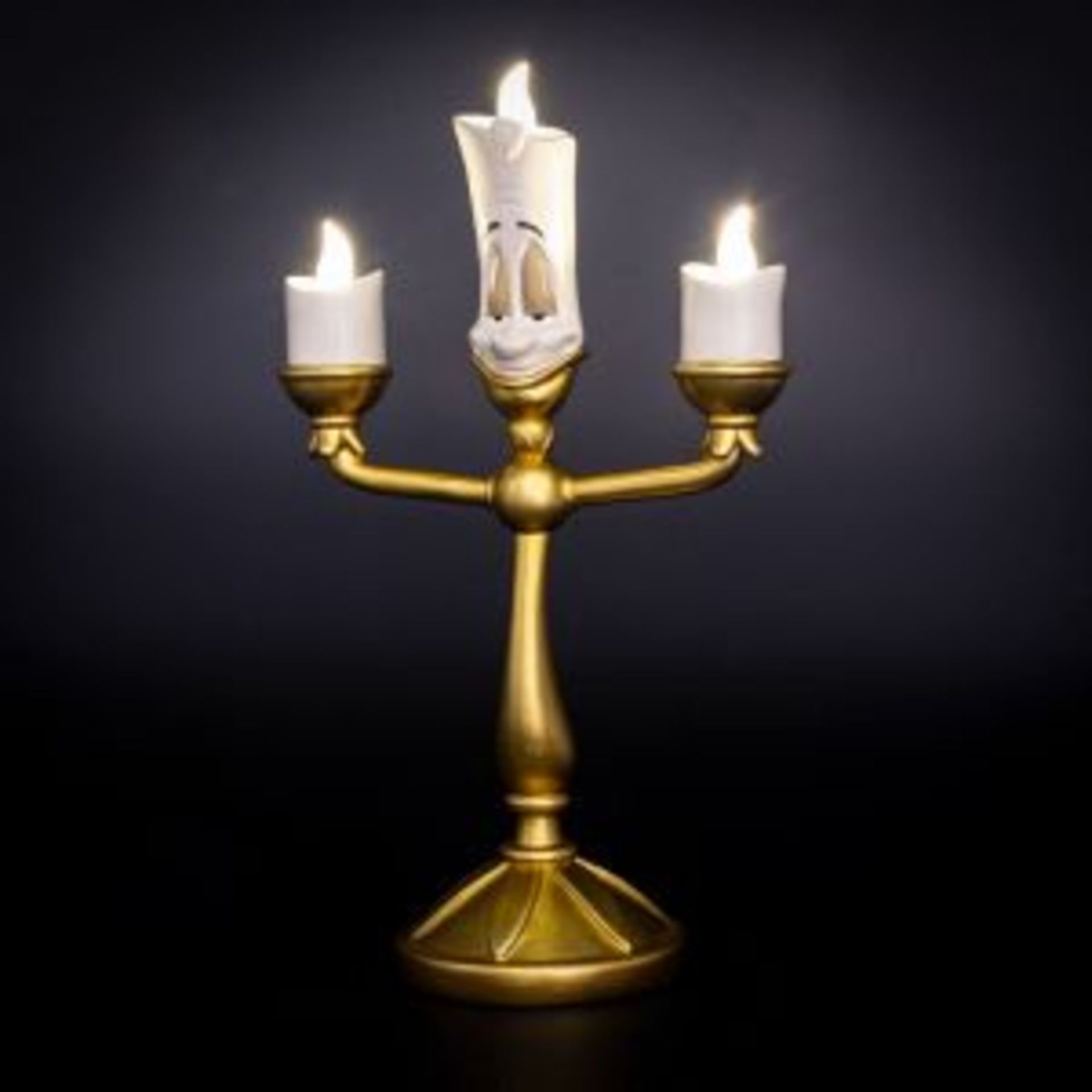 (P4) 7x Disney Beauty & The Beast 3D Lumiere Light RRP £30 Each. (Units Have Return To Manufacturer