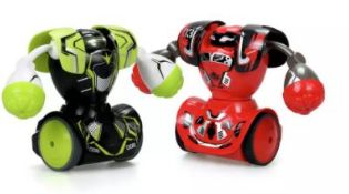 (P1) 3x Silverlit Ycoo On The Go RC Robo Kombat 5+ RRP £32 Each. (Units Have Return To Manufacturer