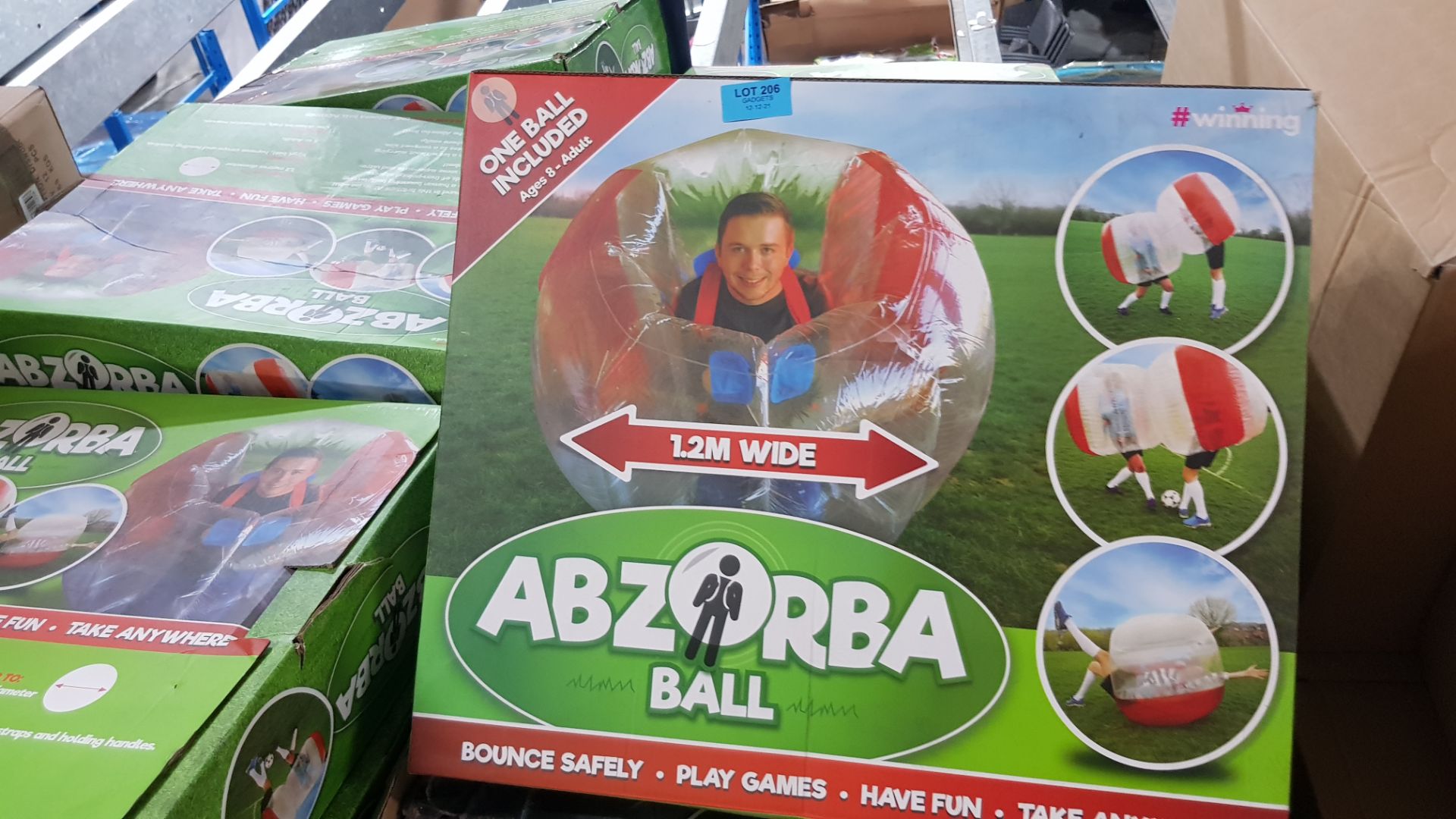 6x #Winning Abzorba Ball RRP £40 Each. (Units Have Return To Manufacturer Sticker). - Image 3 of 3