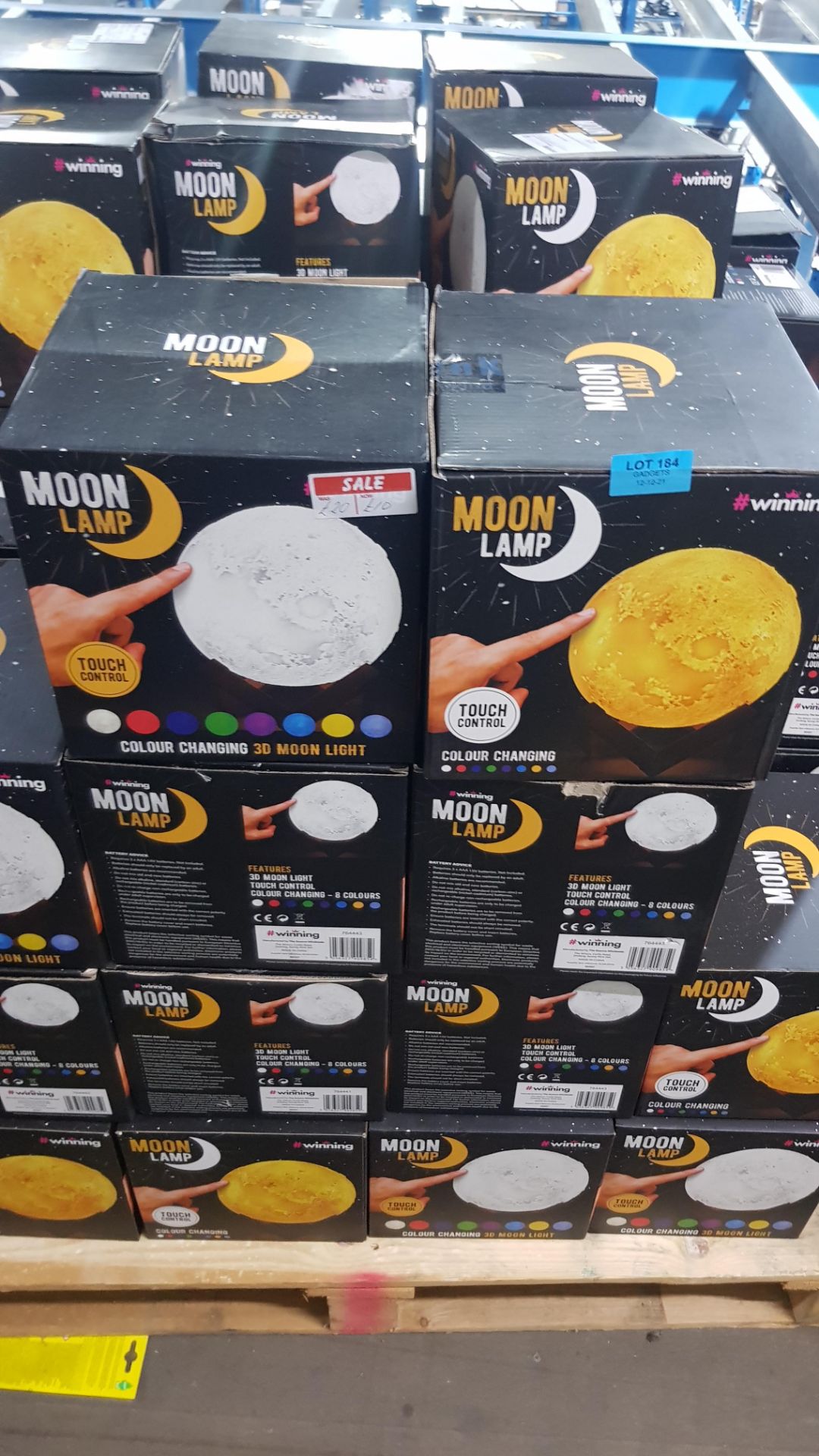 10x #Winning Colour Changing Moon Lamp RRP £19.99 Each. (Units Have Return To Manufacturer Sticker) - Image 3 of 3