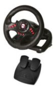 (P1) 2x Numskull Racing Xbox, Ps3 & Ps4 Racing Wheel & Pedals RRP £49. (Both Units Have Return To