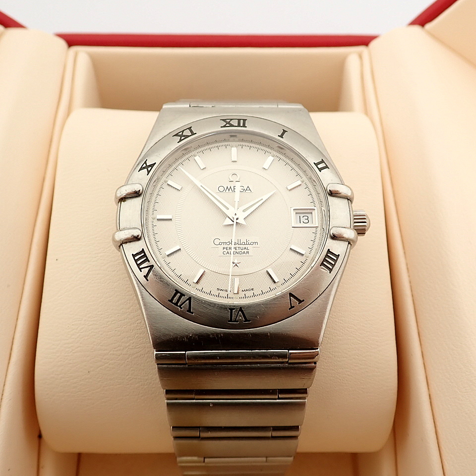Omega / Constellation Perpetual Calendar 35mm - Gentlemen's Steel Wrist Watch - Image 5 of 12
