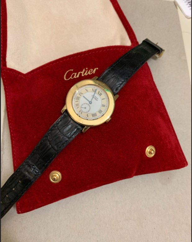 Cartier / Must Ronde 1810 - Unisex Silver Wrist Watch - Image 9 of 9