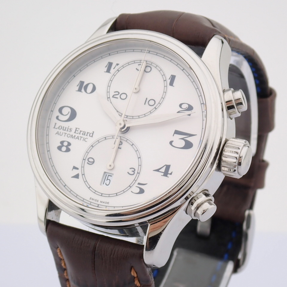 Louis Erard / Heritage Chrono - Gentlemen's Steel Wrist Watch - Image 6 of 13