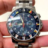 Corum / Admiral's Cup Chronograph Limited - Gentlemen's Steel Wrist Watch