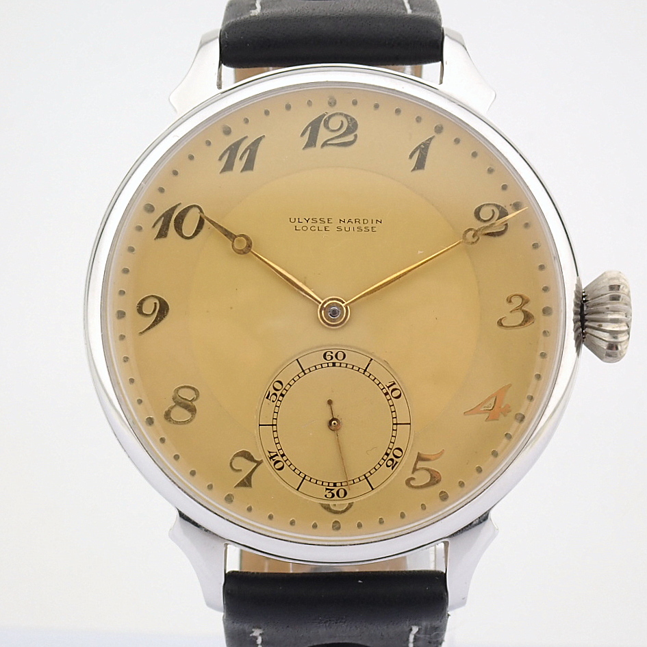 Ulysse Nardin / Locle Suisse Marriage Watch - Gentlemen's Steel Wrist Watch