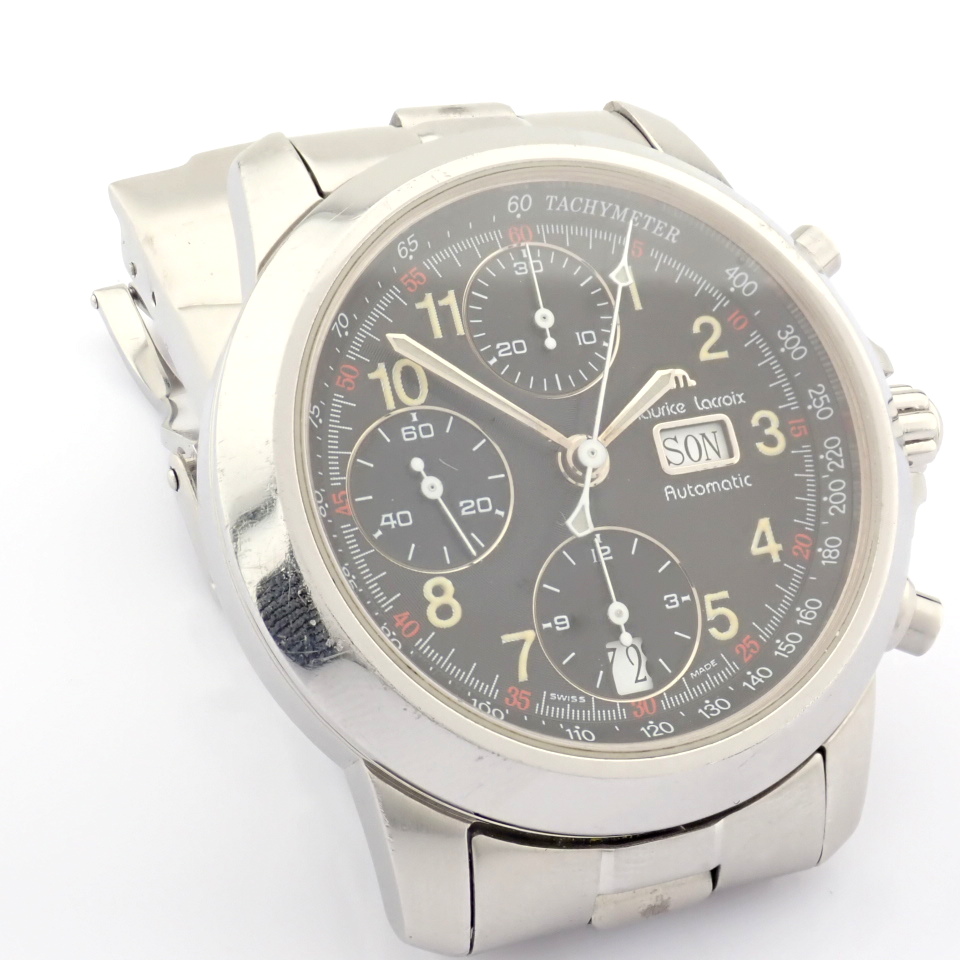 Maurice Lacroix / 39721 Automatic Chronograph - Gentlemen's Steel Wrist Watch - Image 15 of 17