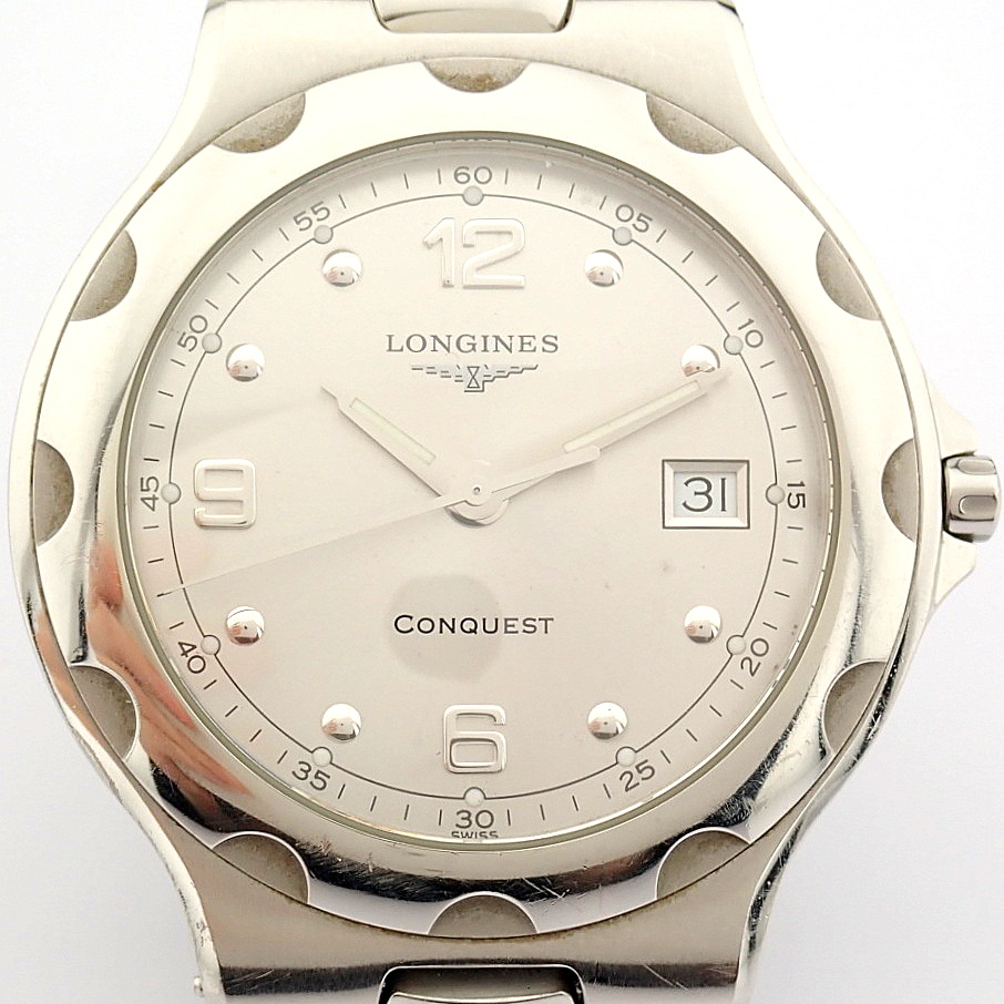 Longines / Conquest L16344 - Gentlemen's Steel Wrist Watch - Image 9 of 11