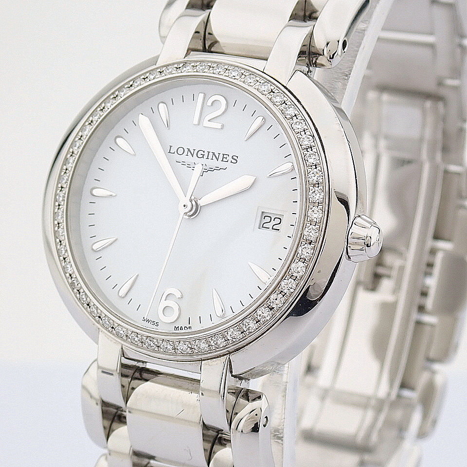 Longines / Primaluna Diamonds - Lady's Steel Wrist Watch - Image 8 of 15