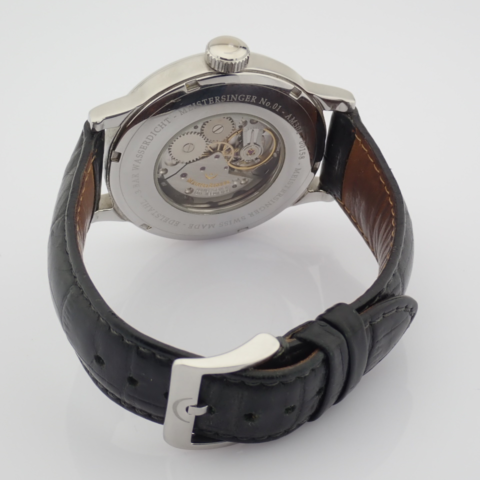 Meistersinger / No 01 - Gentlemen's Steel Wrist Watch - Image 10 of 12
