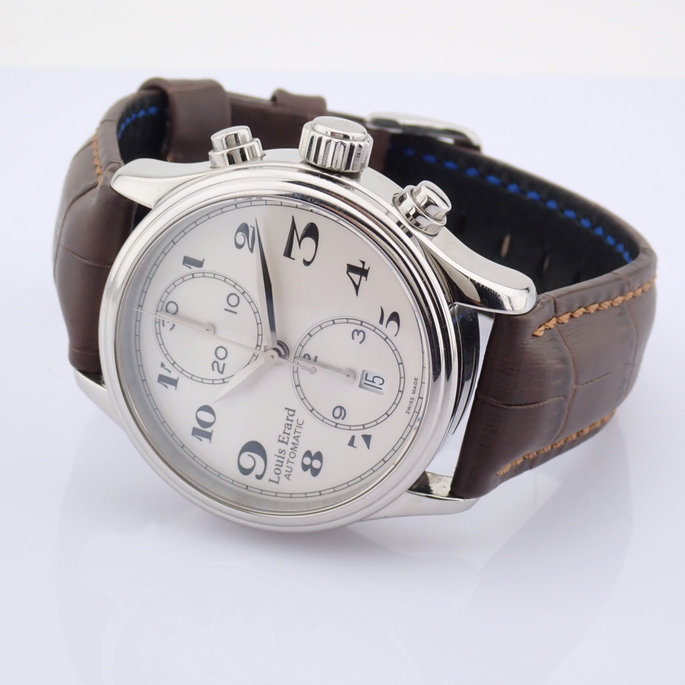 Louis Erard / Heritage Chrono - Gentlemen's Steel Wrist Watch - Image 9 of 13