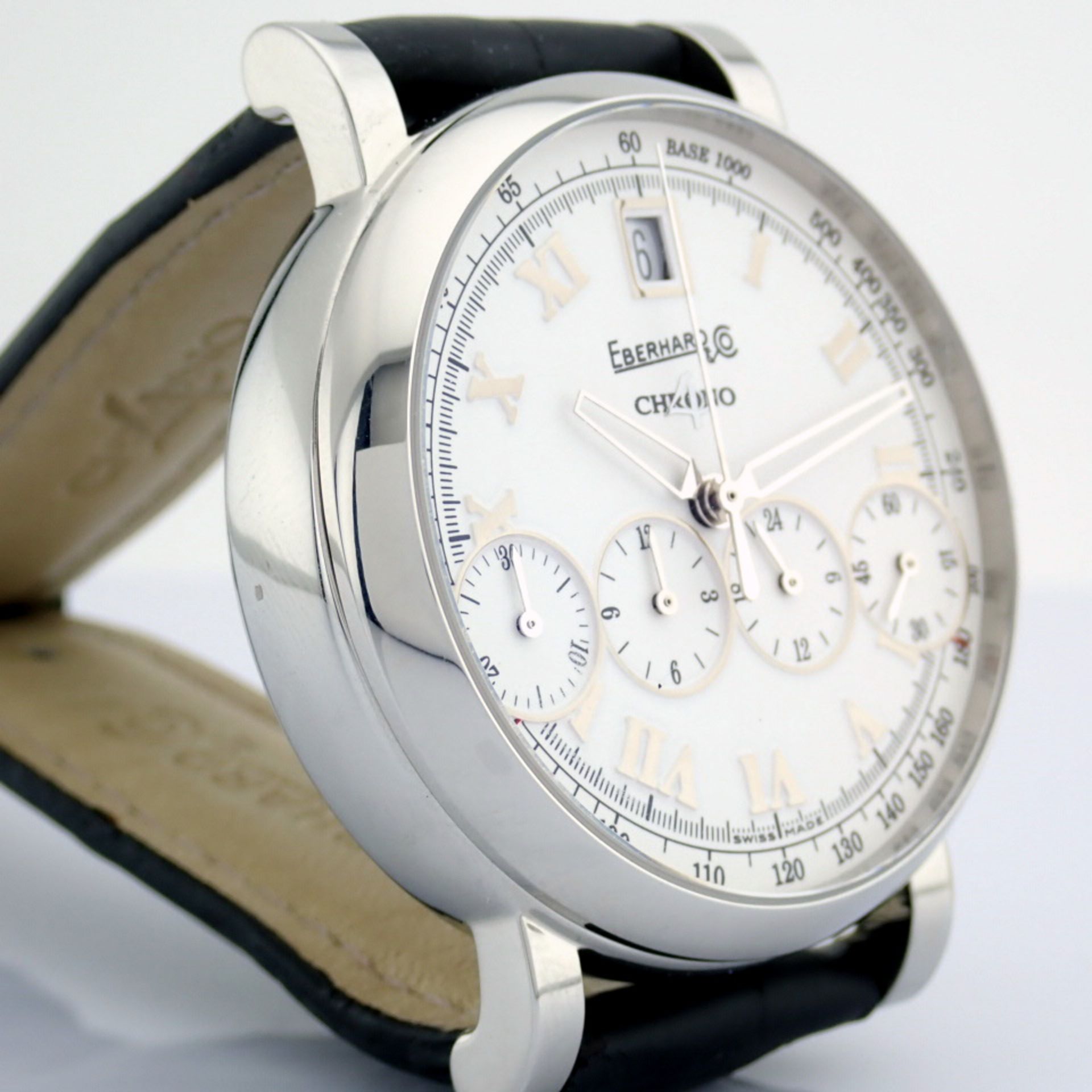 Eberhard & Co. / Chrono 4 Bellissimo 37 jewels - Gentlemen's Steel Wrist Watch - Image 4 of 10