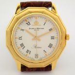 Baume & Mercier / Riviera 18K - Gentlemen's Yellow gold Wrist Watch