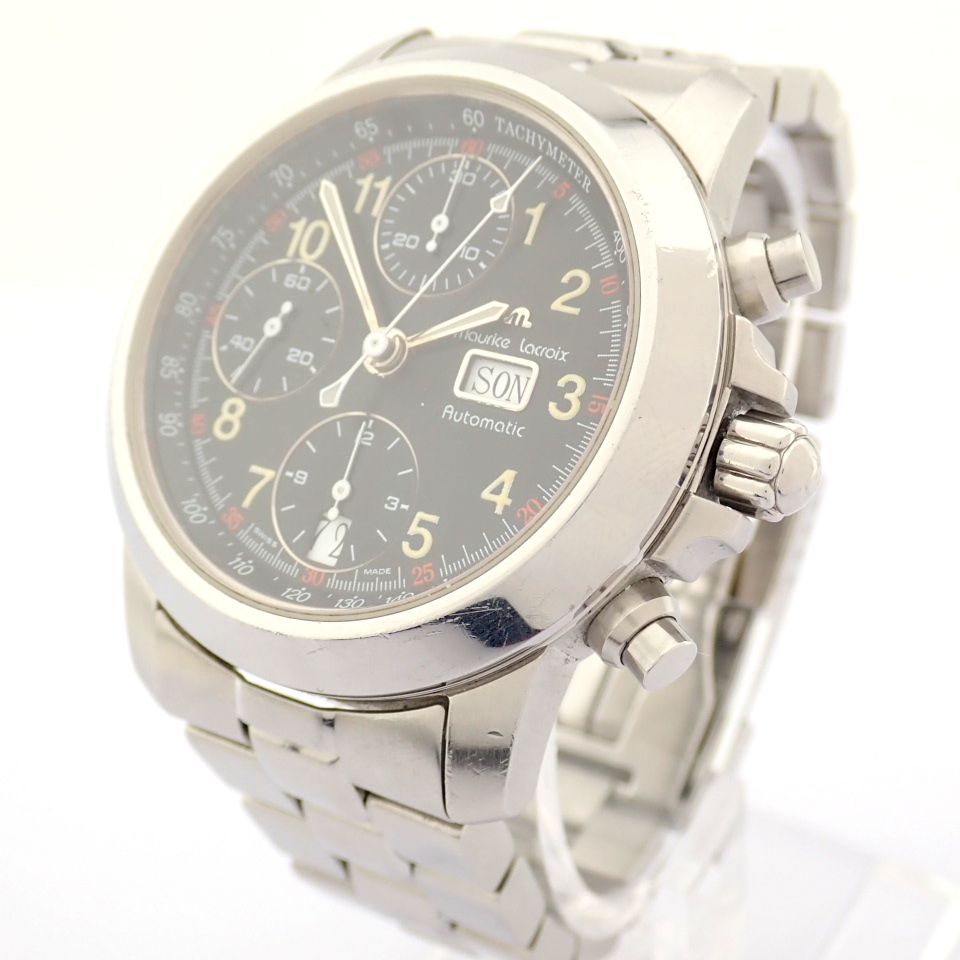 Maurice Lacroix / 39721 Automatic Chronograph - Gentlemen's Steel Wrist Watch - Image 5 of 17