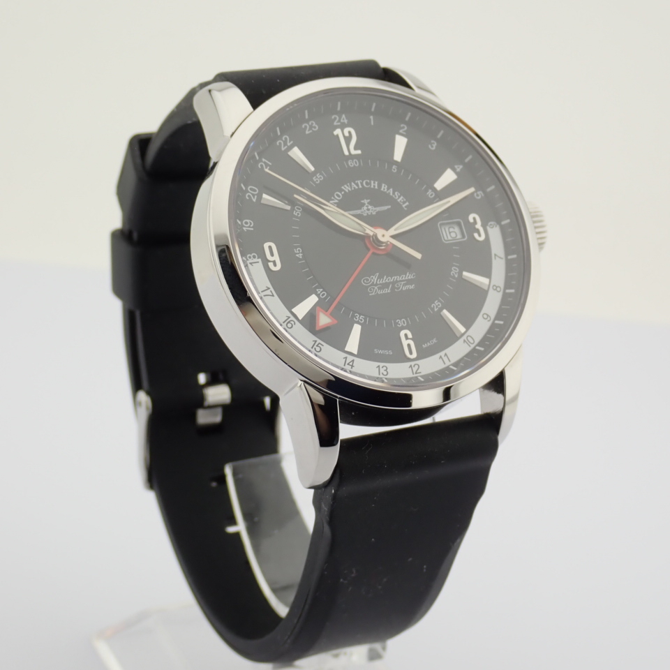 Zeno-Watch Basel / Magellano GMT (Dual Time) - Gentlemen's Steel Wrist Watch - Image 3 of 13