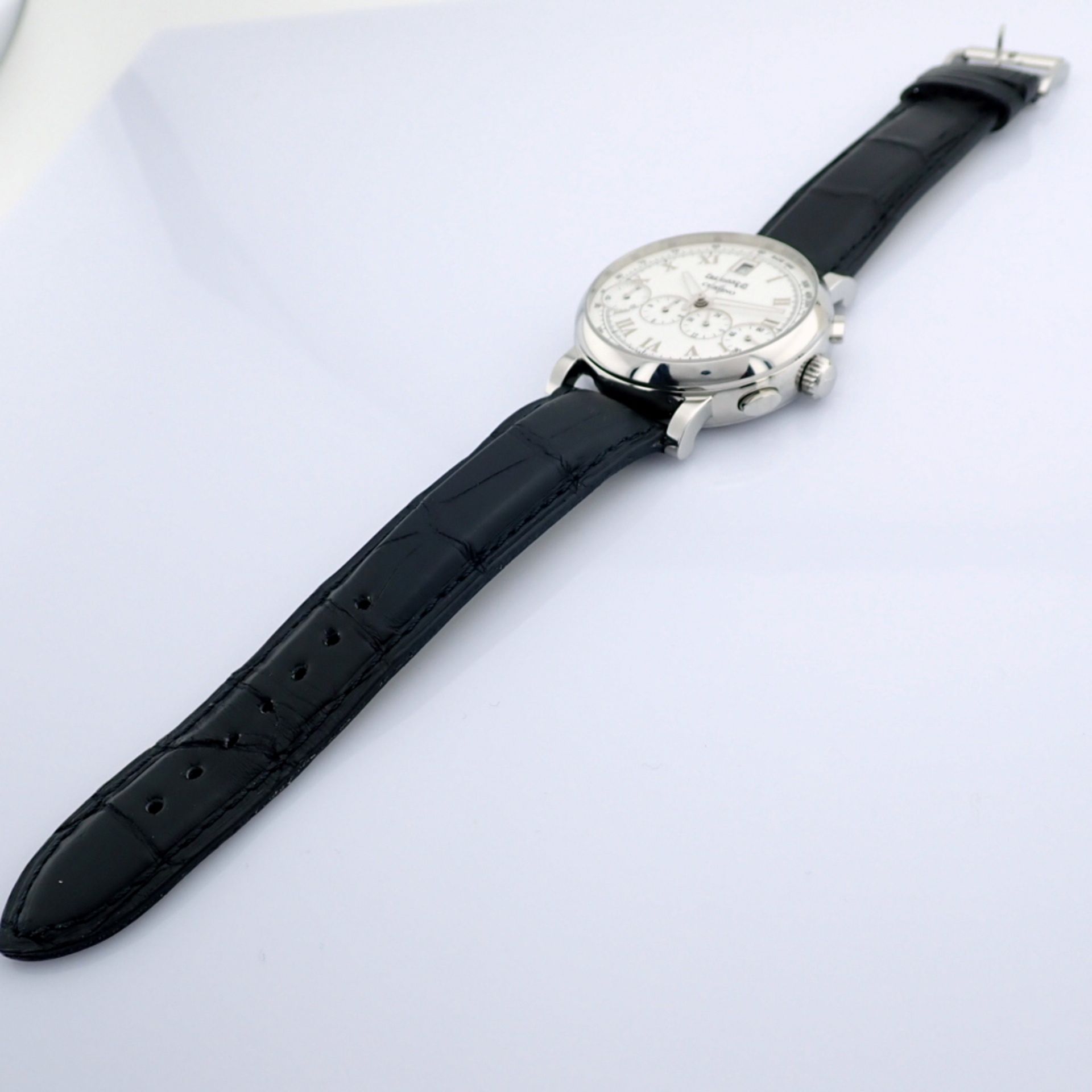 Eberhard & Co. / Chrono 4 Bellissimo 37 jewels - Gentlemen's Steel Wrist Watch - Image 5 of 10