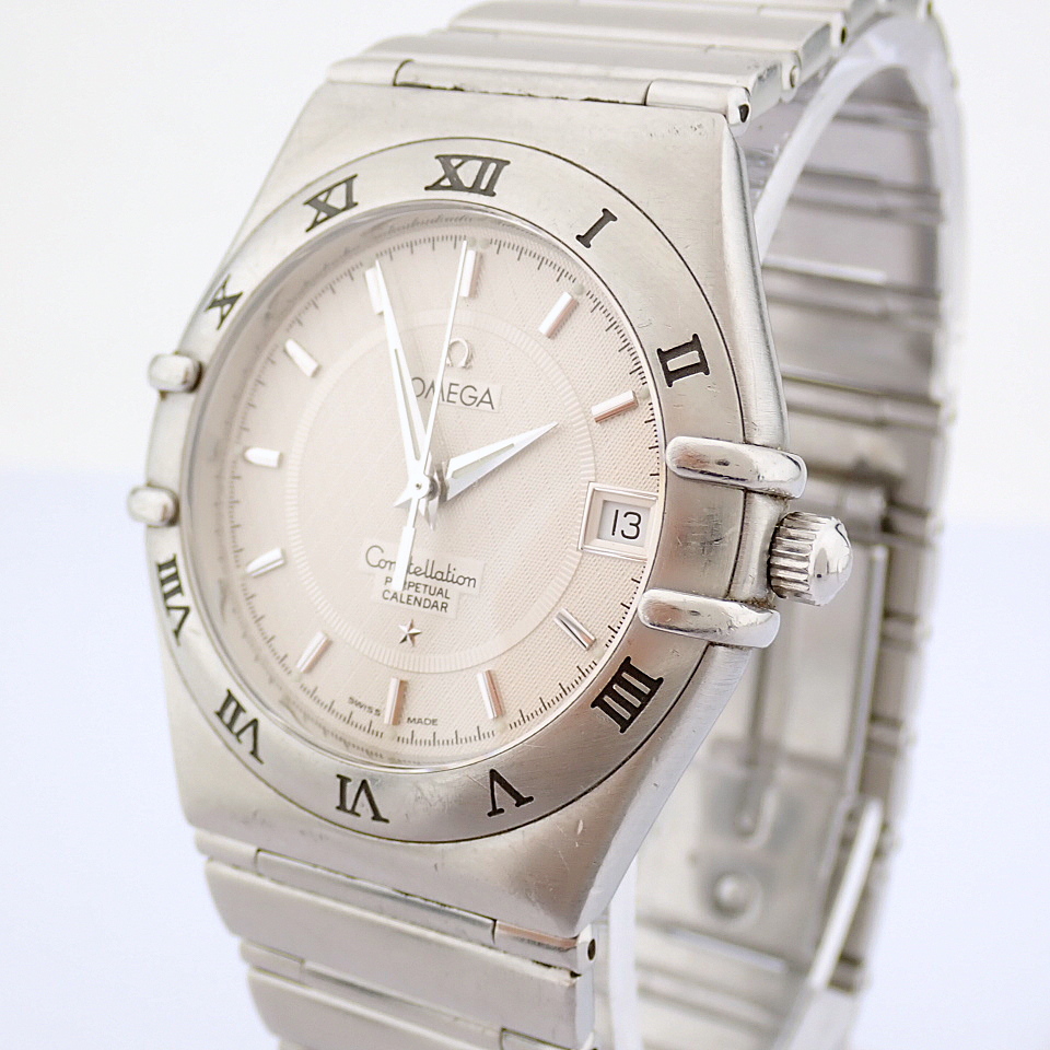 Omega / Constellation Perpetual Calendar 35mm - Gentlemen's Steel Wrist Watch - Image 8 of 12