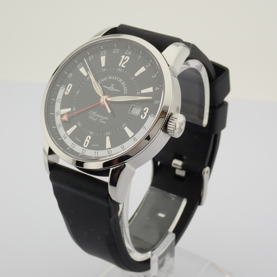 Zeno-Watch Basel / Magellano GMT (Dual Time) - Gentlemen's Steel Wrist Watch - Image 4 of 13