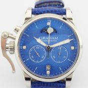 Graham / Chronofighter Lady Moon - Lady's Steel Wrist Watch