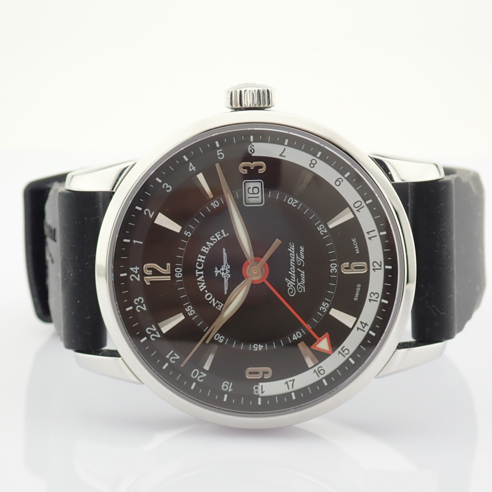 Zeno-Watch Basel / Magellano GMT (Dual Time) - Gentlemen's Steel Wrist Watch - Image 6 of 13